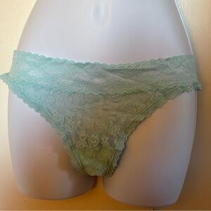 Victoria's Secret Lace Bikini Panty in Mint